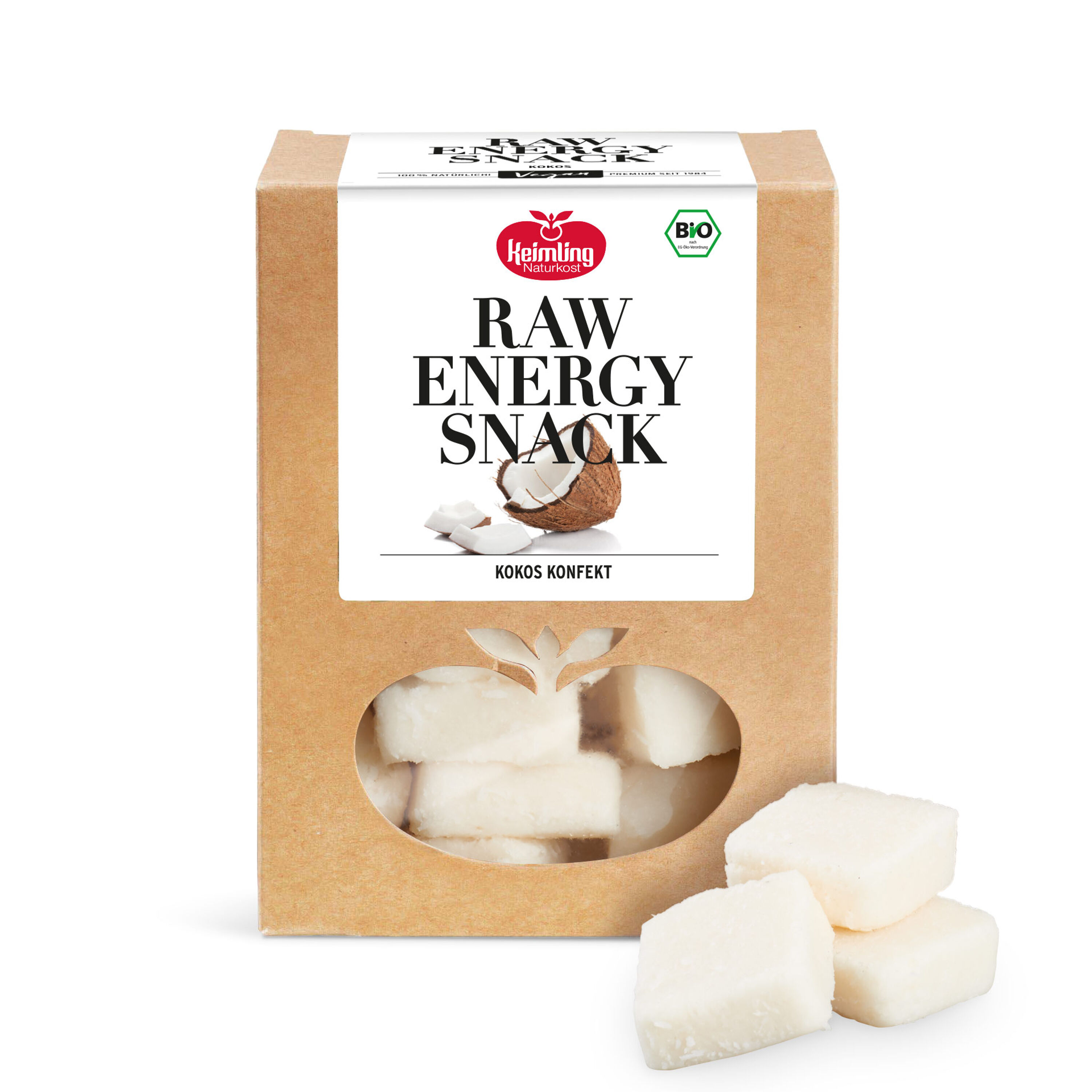 Raw Energy Snack Kokos, bio 150 g