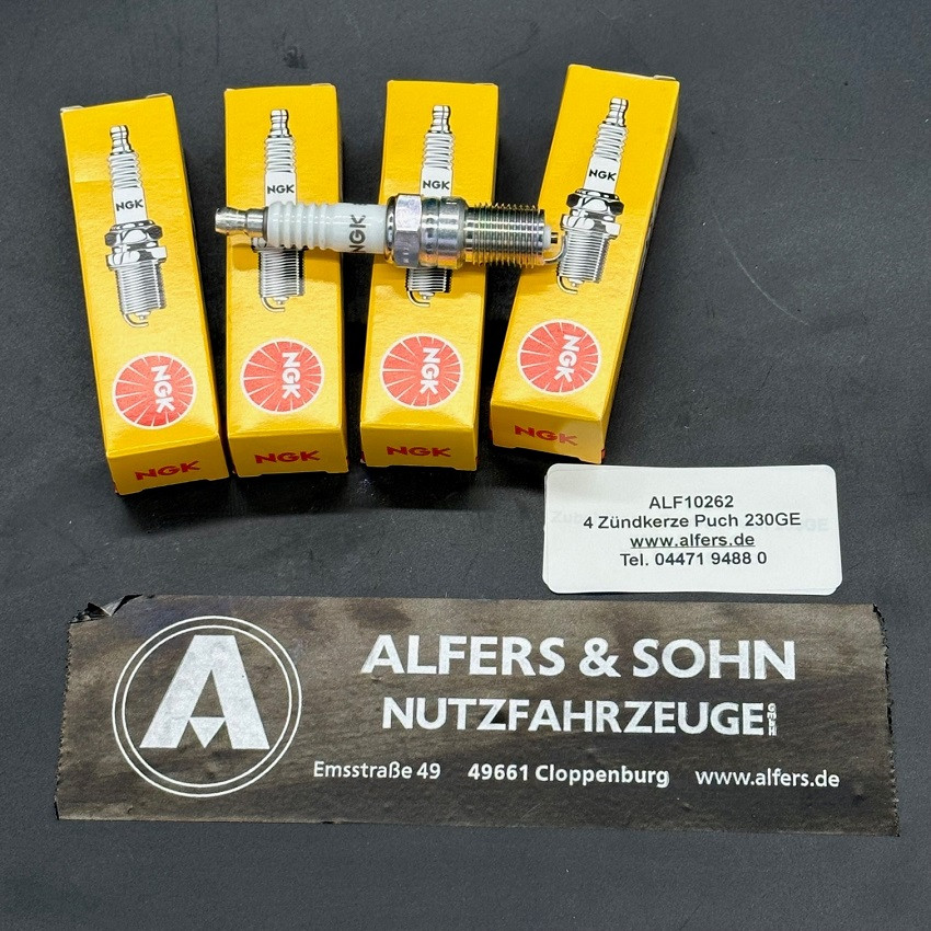 Satz (4 Stück) Zündkerzen Puch 230GE Schweizer Armee