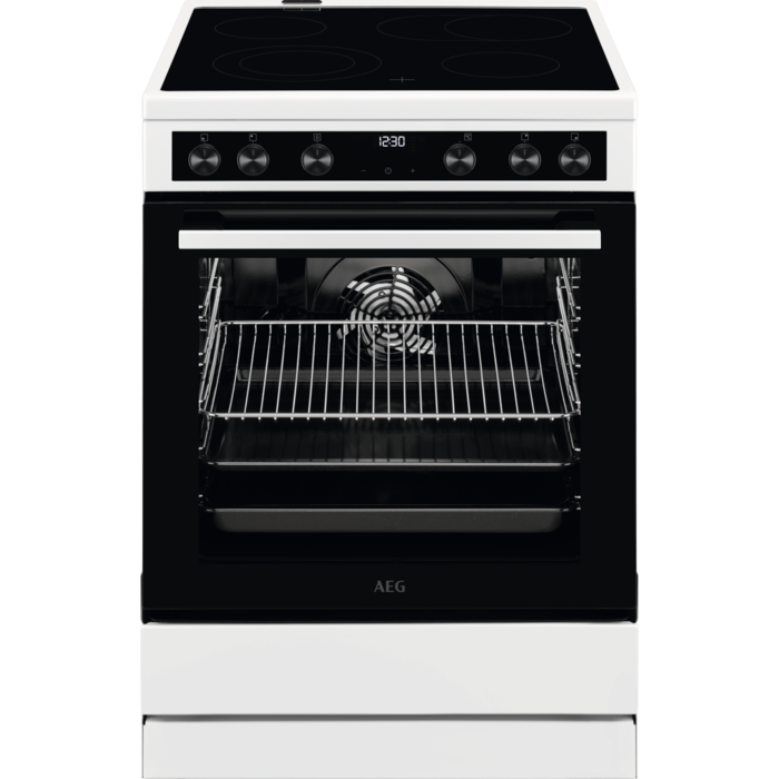 AEG Standherd mit Glaskeramik-Kochfeld / 60 cm CCB644OCBW