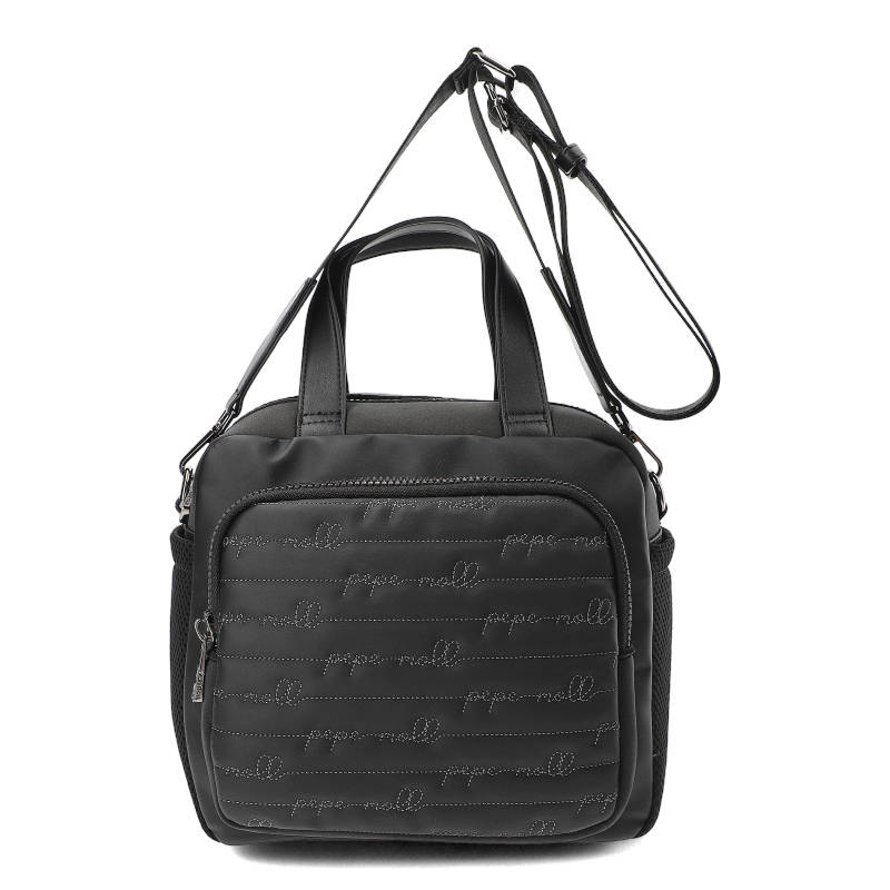 Schwarze Handtasche Pepe Moll Stylische Umhängetasche