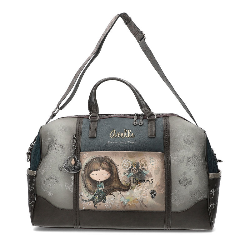 Braune Reisetasche Anekke Real Für Frauen