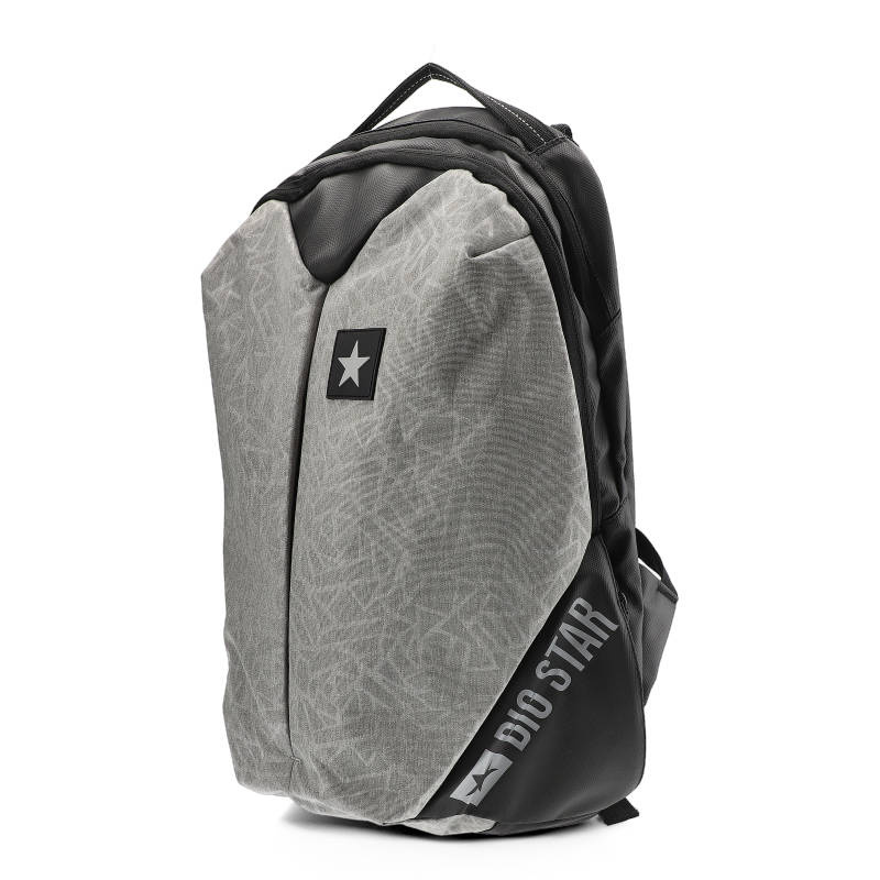 Graue Rucksack Big Star Herren Schultasche