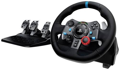 Logitech Gaming G29 Driving Force Lenkrad PC, PlayStation 3, PlayStation 4, PlayStation 5 Schwarz
