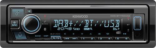 Kenwood KDC-BT740DAB Autoradio inkl. DAB-Antenne, DAB+ Tuner