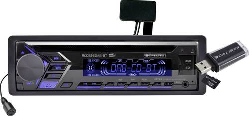 Caliber Audio Technology RCD236DAB-BT Autoradio Bluetooth®-Freisprecheinrichtung, DAB+ Tuner, inkl.