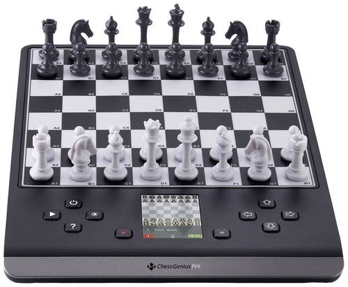 Millennium Chess Genius Pro M815 Schachcomputer KI-Funktionen, Magnetische Schachfiguren, Drucksenso