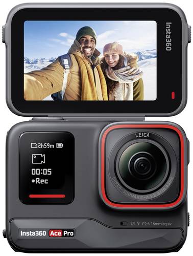 Insta360 Ace Pro Action Cam 8K, 4K, 2.7K, Full-HD, Zeitlupe, Zeitraffer, Touch-Screen, Bluetooth, WL