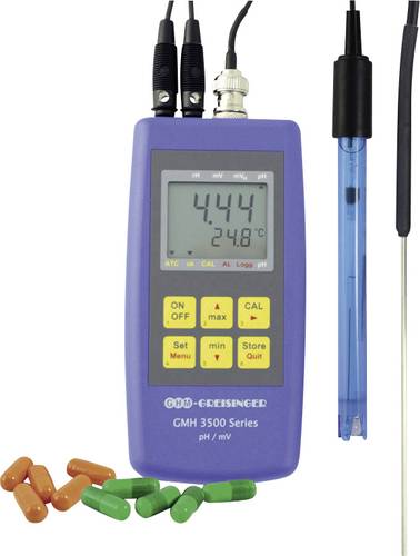 Greisinger GMH 3511 Set Kombi-Messgerät pH-Wert, Redox (ORP), Temperatur