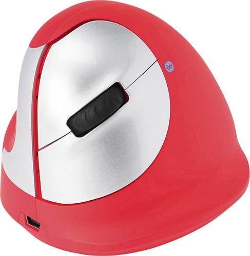 R-GO Tools HE Sport Vertical Ergonomische Maus Bluetooth® Optisch Rot 5 Tasten 2400 dpi Ergonomisch