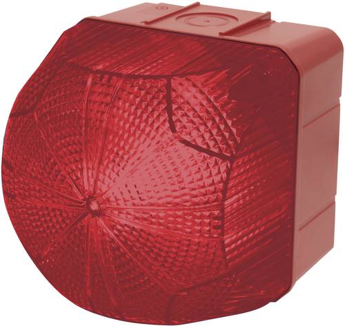 Auer Signalgeräte Signalleuchte LED QDM 874262413 Rot Rot Dauerlicht, Blinklicht 110 V/AC, 230 V/AC
