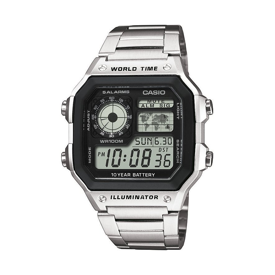 Casio Herrenuhr Casio Collection AE-1200WHD-1AVEF Resin, Sonstiges
