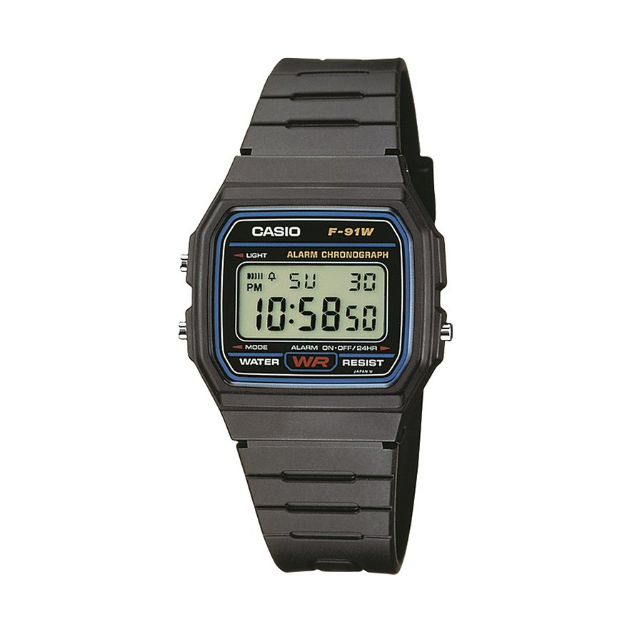 Casio Herrenuhr CASIO Collection F-91W-1YEG Resin