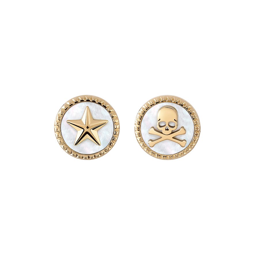 Philipp Plein Ohrstecker PJ2EA07EU Edelstahl, recycelt