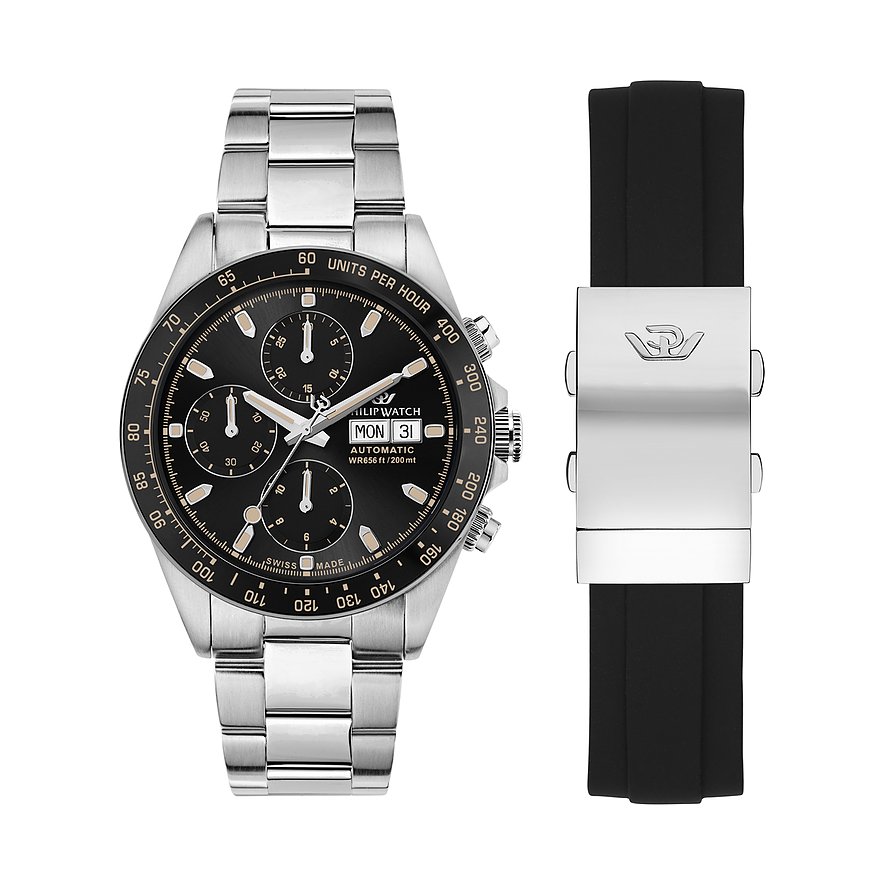 Philip Watch Uhren-Set inkl. Wechselarmband Caribe Diving R8243607006