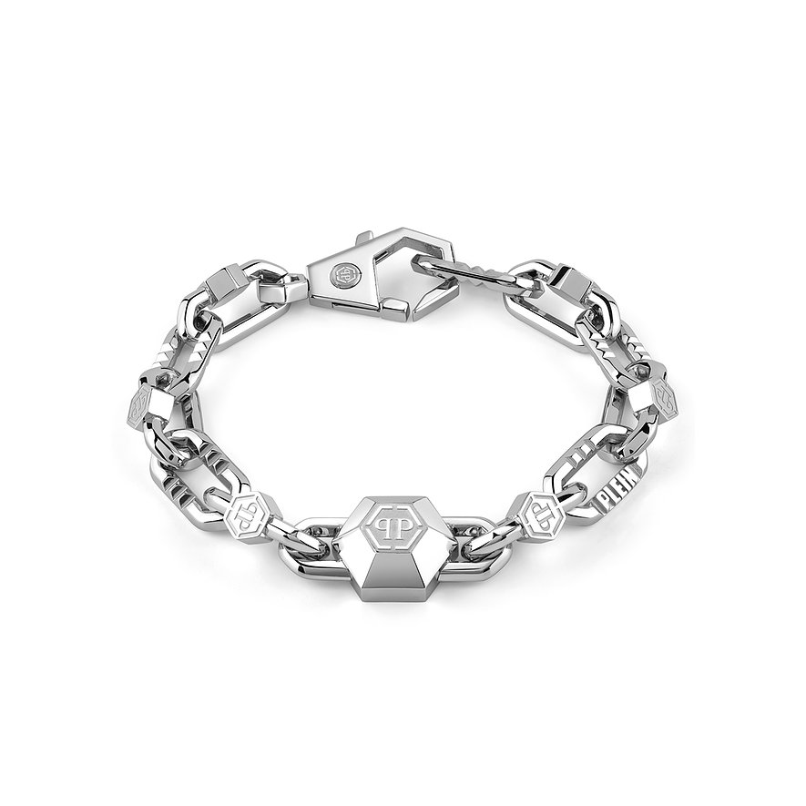 Philipp Plein Armband PJPEA03BU Edelstahl, recycelt, Baumwolle