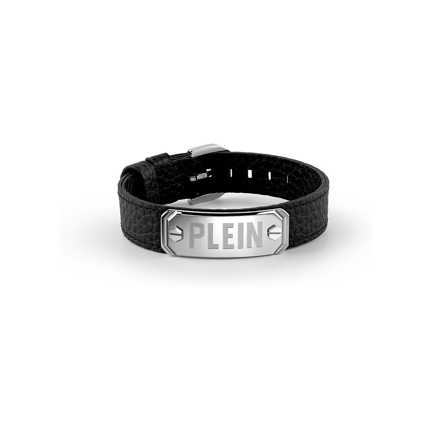 Philipp Plein Armband PJ0AA11BU Leder, Edelstahl, recycelt