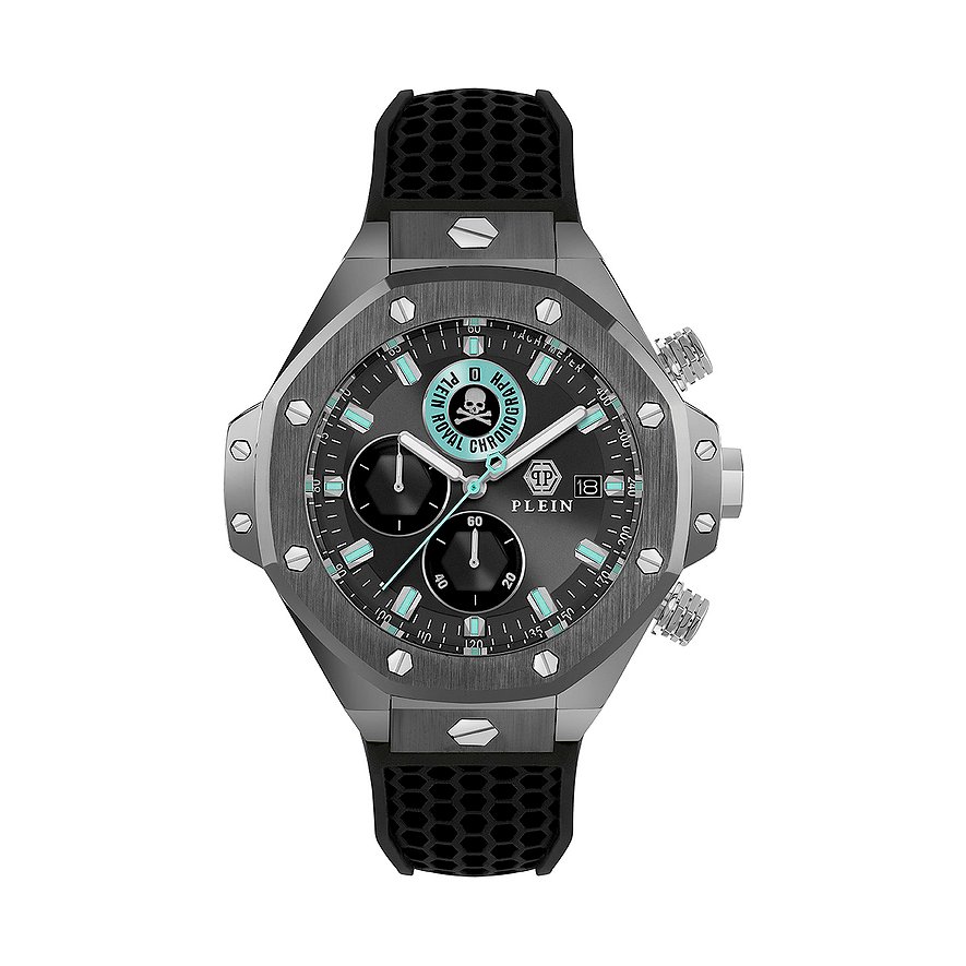 Philipp Plein Herrenuhr Plein Chrono Royal PWLFA0125 Edelstahl