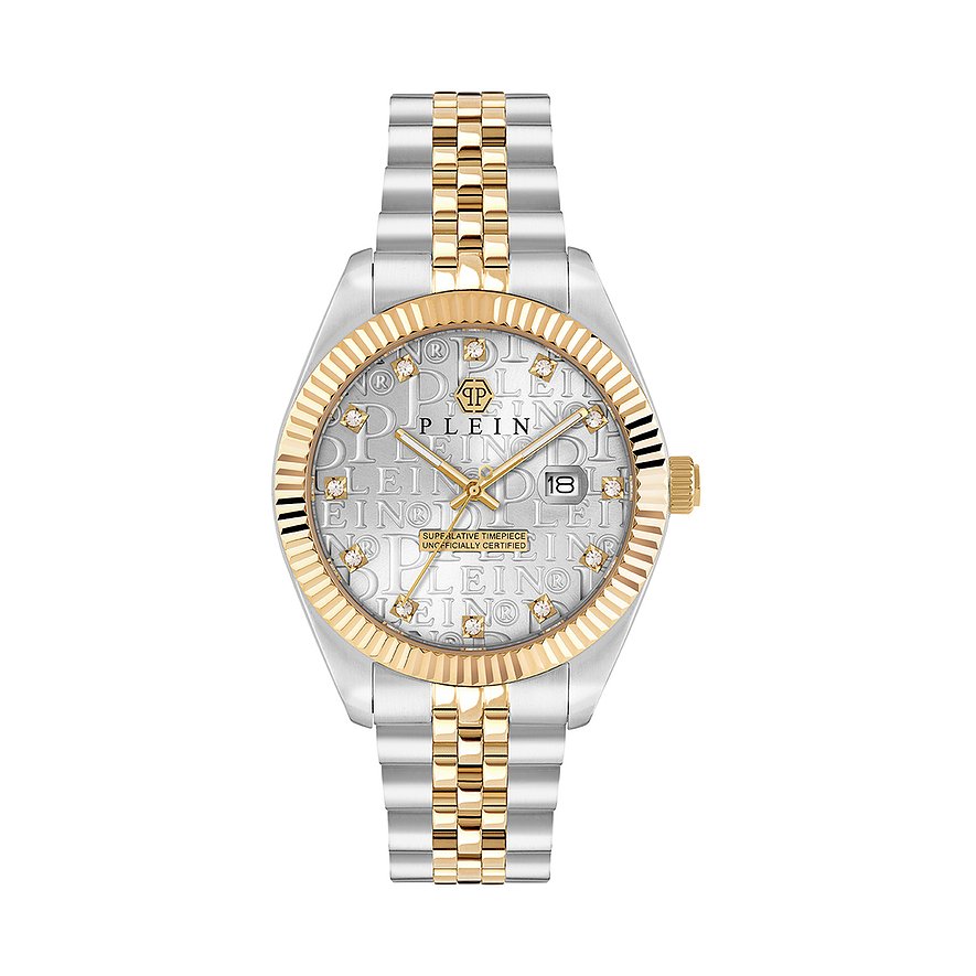 Philipp Plein Herrenuhr Date Superlative Gent PWMFA0425 Edelstahl