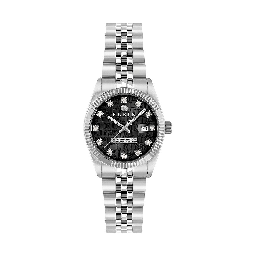 Philipp Plein Damenuhr Date Superlative PWNFA0125 Edelstahl