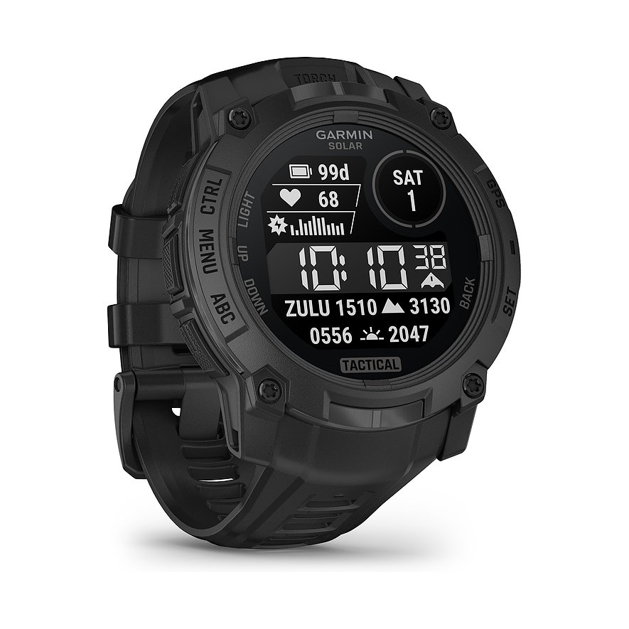 Garmin Smartwatch Instinct® 3 Solar - 50 mm Tactical Edition Schwarz 010-02935-50