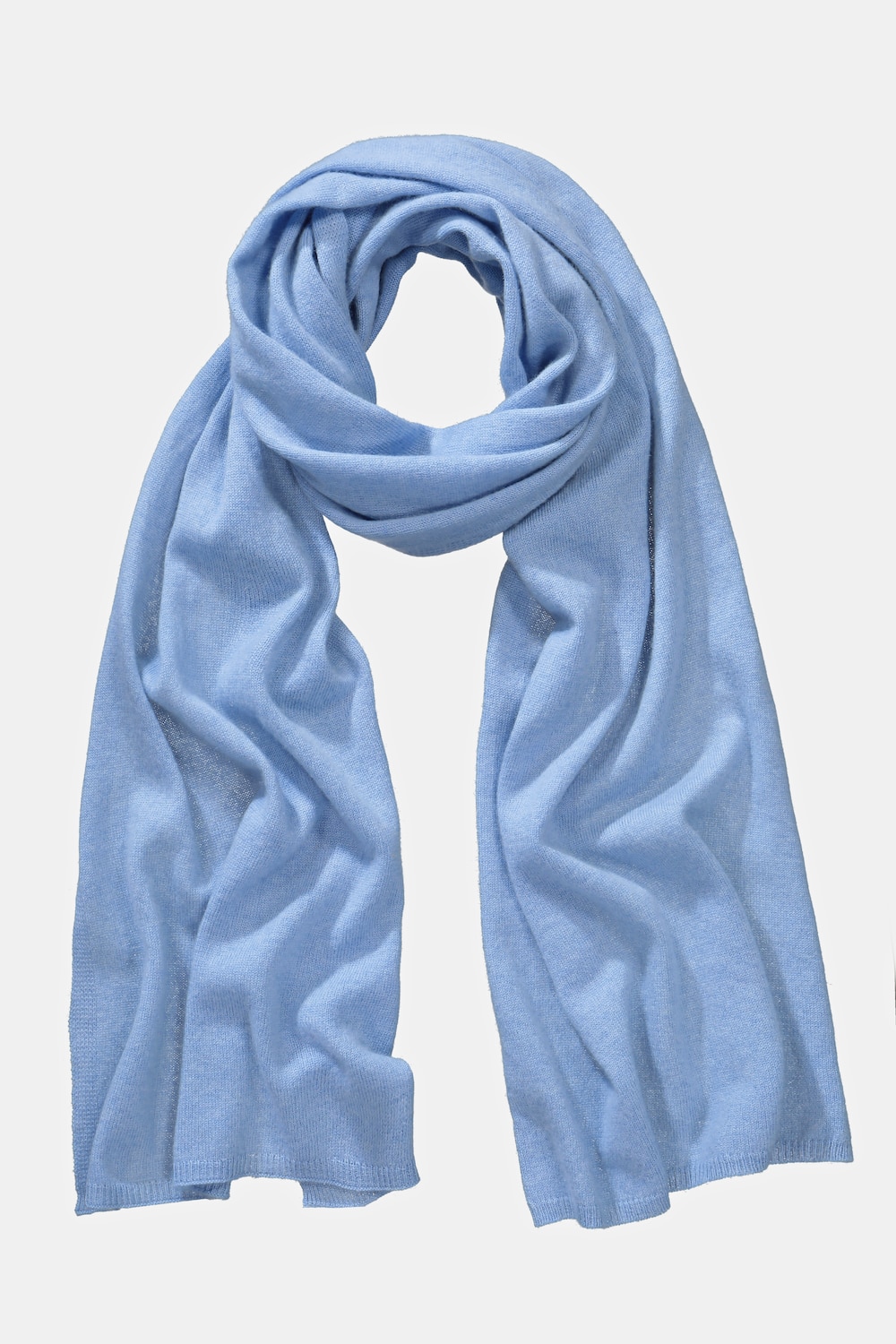 Große Größen Schal, Damen, blau, Größe: One Size, Wolle, Ulla Popken