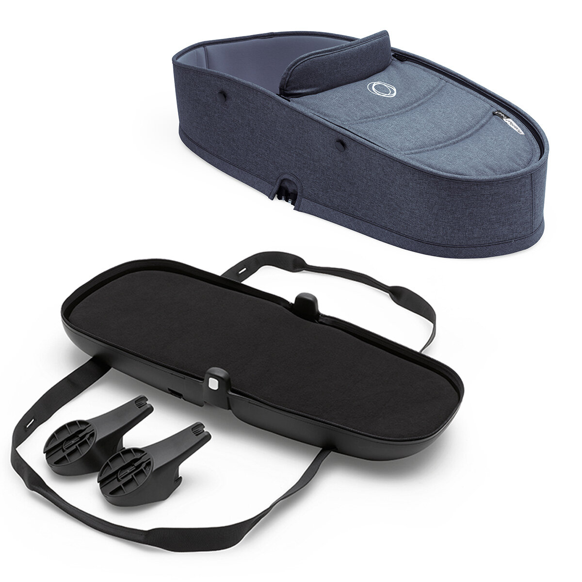 Bugaboo Bee 5 Liegewanne komplett Blau Meliert