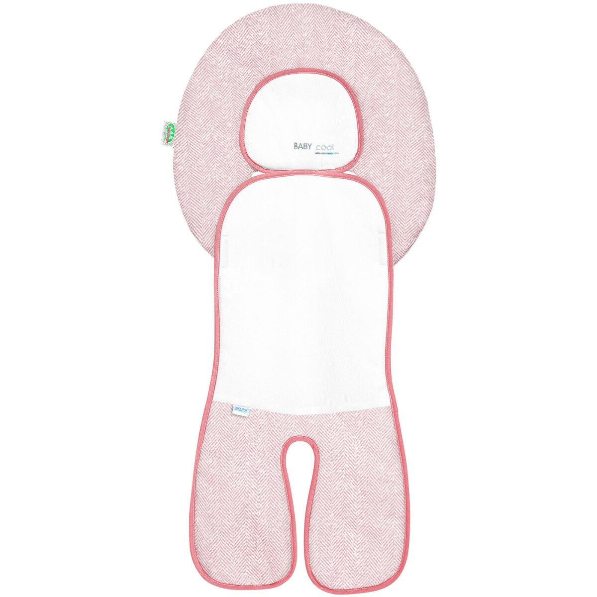 Odenwälder Babycool-Auflage new woven für Autositz Gruppe 1 candy pink