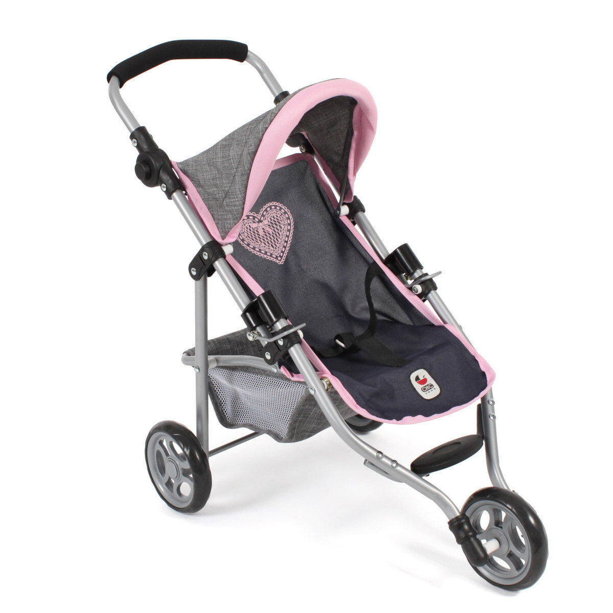 Bayer Chic 2000 Jogging-Buggy LOLA Melange grau-navy