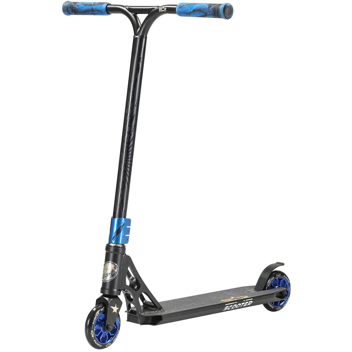 Bikestar Roller Freestyle Alu Professional 110mm - Schwarz Blau