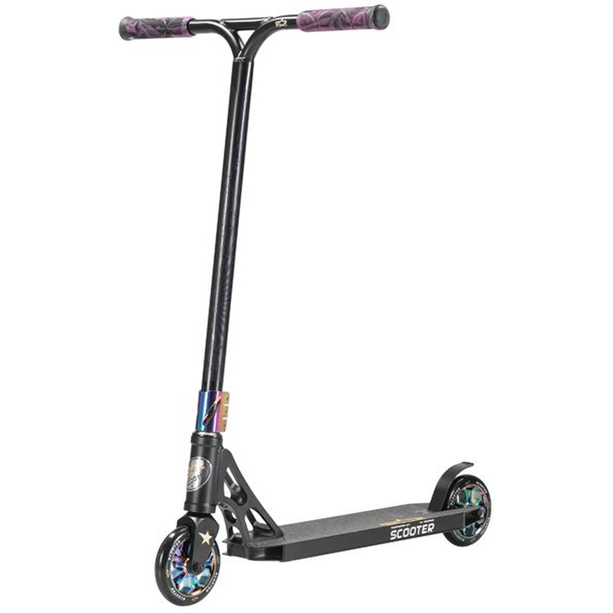 Star Scooter Roller Freestyle Alu Professional 120mm - Schwarz Chrom