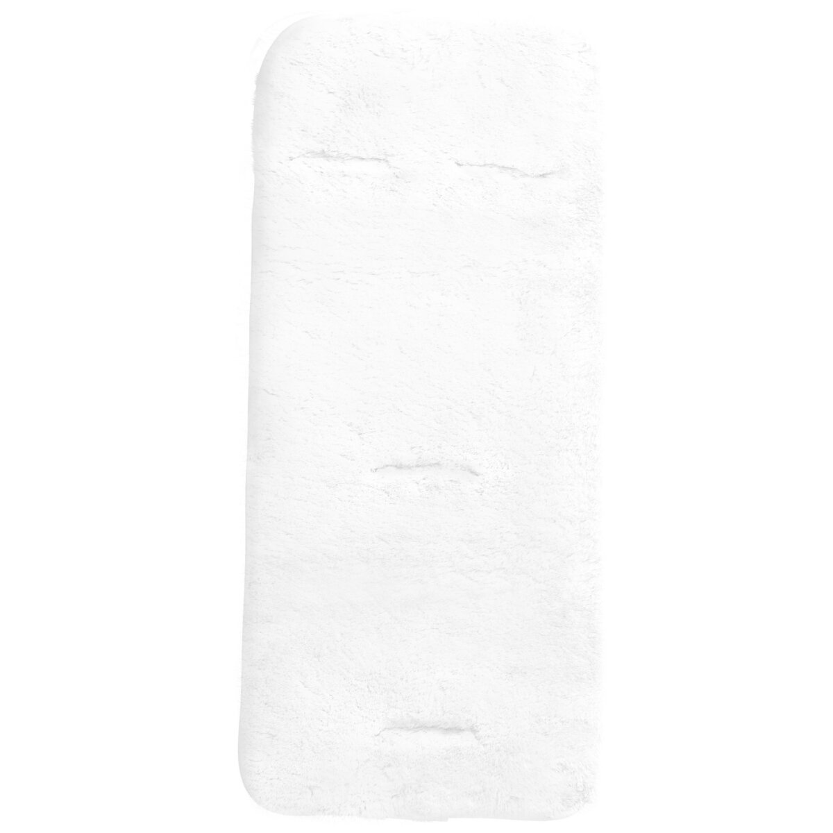 Odenwälder Lammfell Auflagen für Kinderwagen - Weiß