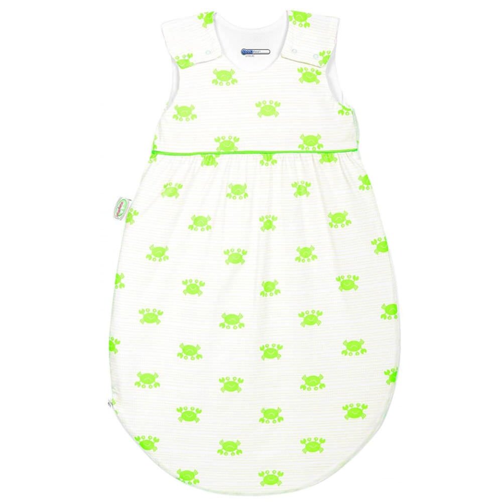 Odenwälder Jersey-Schlafsack Timmi cool sea crab limette 70