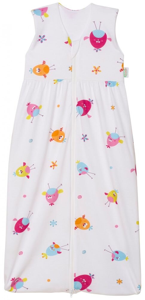 Odenwälder Jersey-Schlafsack Anni Piepmatz weiss 70