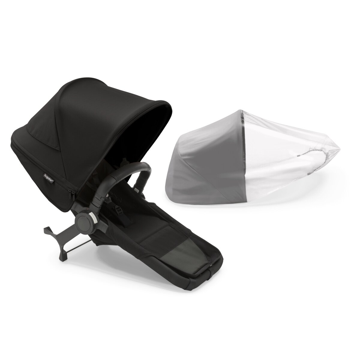 Bugaboo Donkey 5 Duo-Erweiterungsset Komplett Mitternachtsschwarz