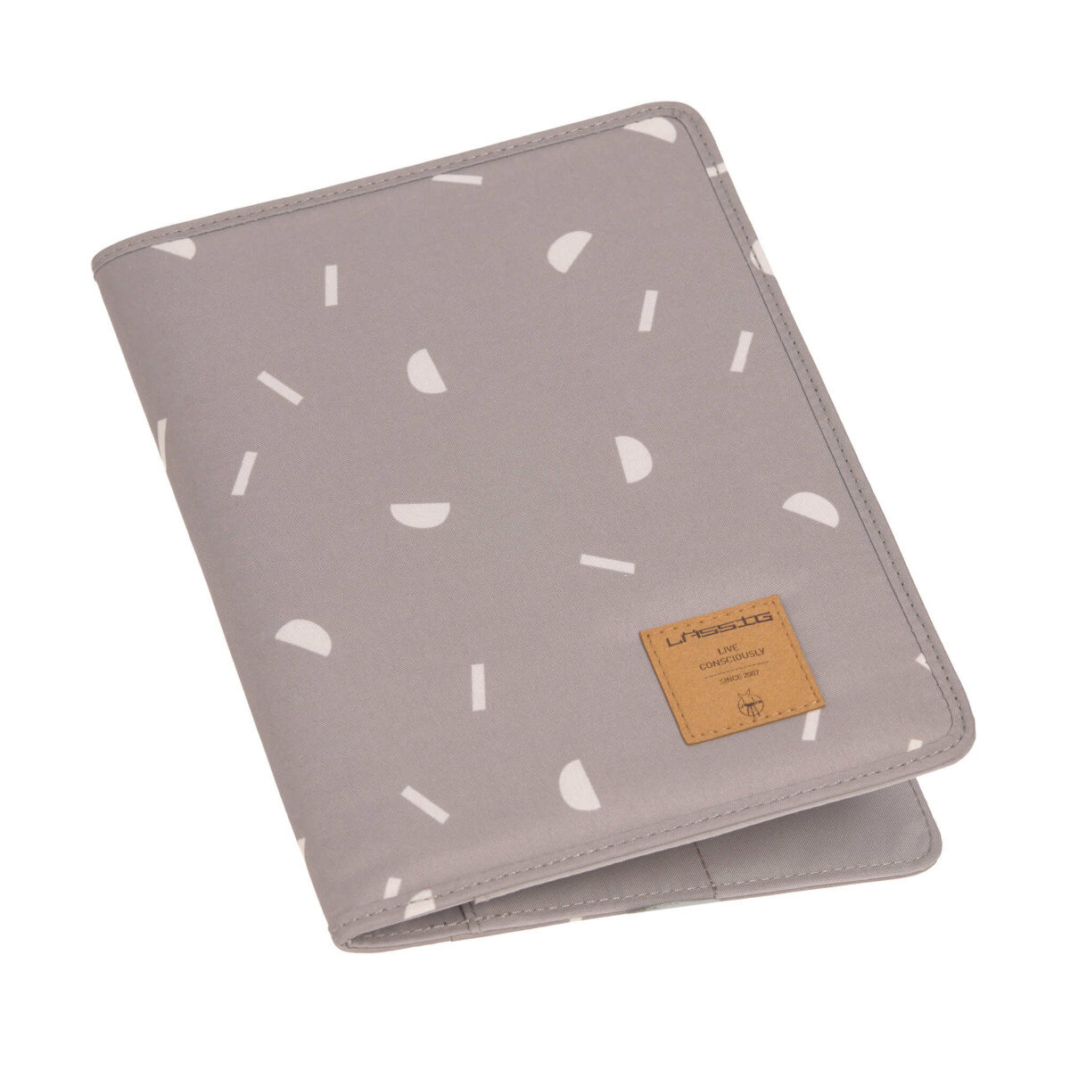 Lässig Mutterpasshülle Blocks taupe