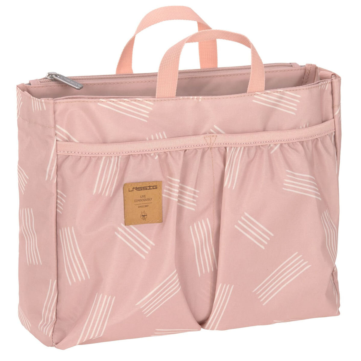 Lässig CAS Multitalent Organizer Soft Stripes rose