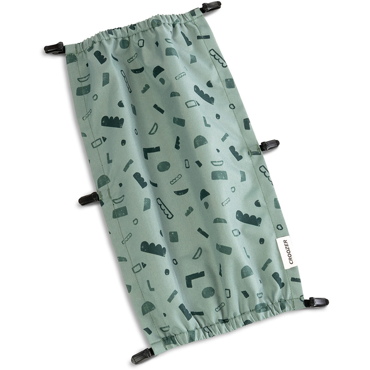 Croozer Sonnenschutz für Kid Vaaya 1 & Kid Keeke 1 Kraams Kollektion - Green Patterned