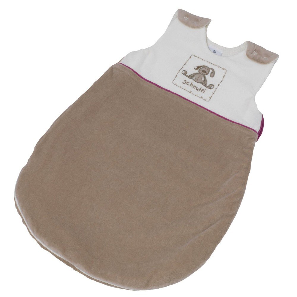 Be Be's Collection 394-61 90cm Nicki-Sommer-Schlafsack Schnuffi, ecru/rosa