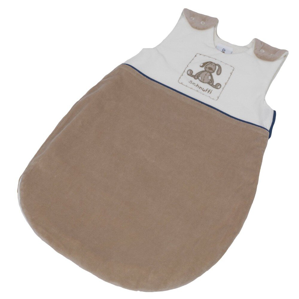 Be Be's Collection 394-62 90cm Nicki-Sommer-Schlafsack Schnuffi, ecru/blau