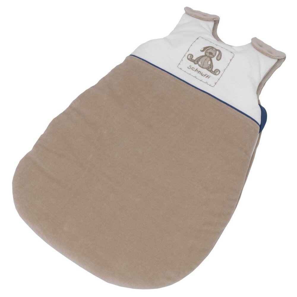 Be Be's Collection 404-62 110cm Nicki-Sommer-Schlafsack Schnuffi, ecru/blau
