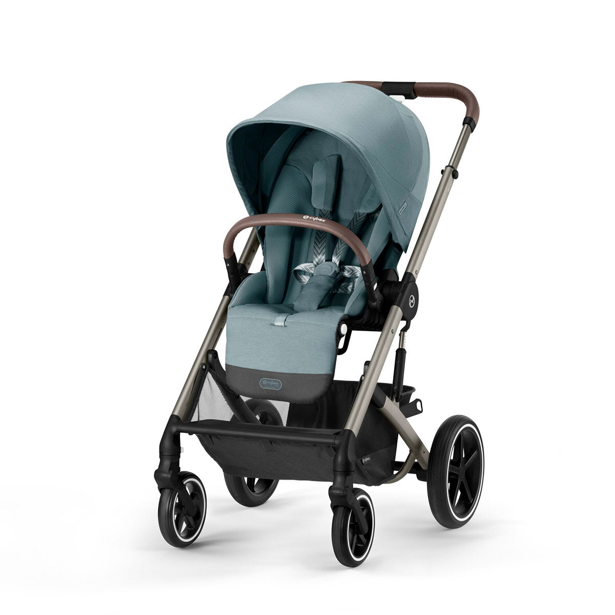 Cybex Gold - Kinderwagen Balios S Lux Taupe Rahmen - Sky Blue