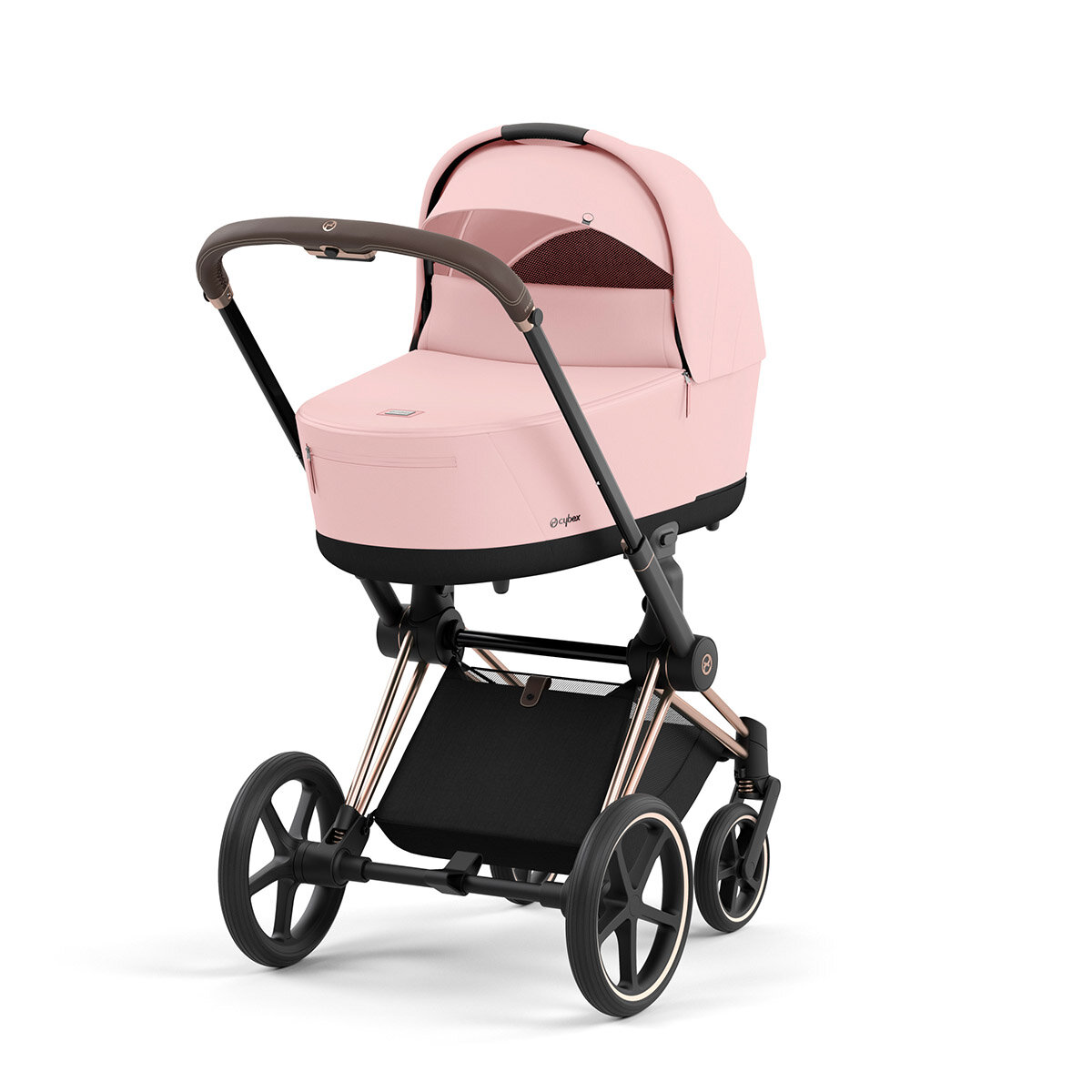 Cybex Priam Rahmen Rosegold und Lux Peach Pink Kollektion 2024