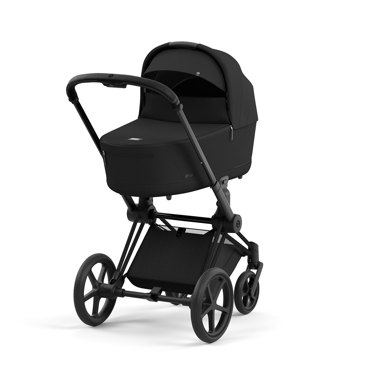 Cybex Priam Rahmen Matt Schwarz und Lux Sepia Black Kollektion 2024