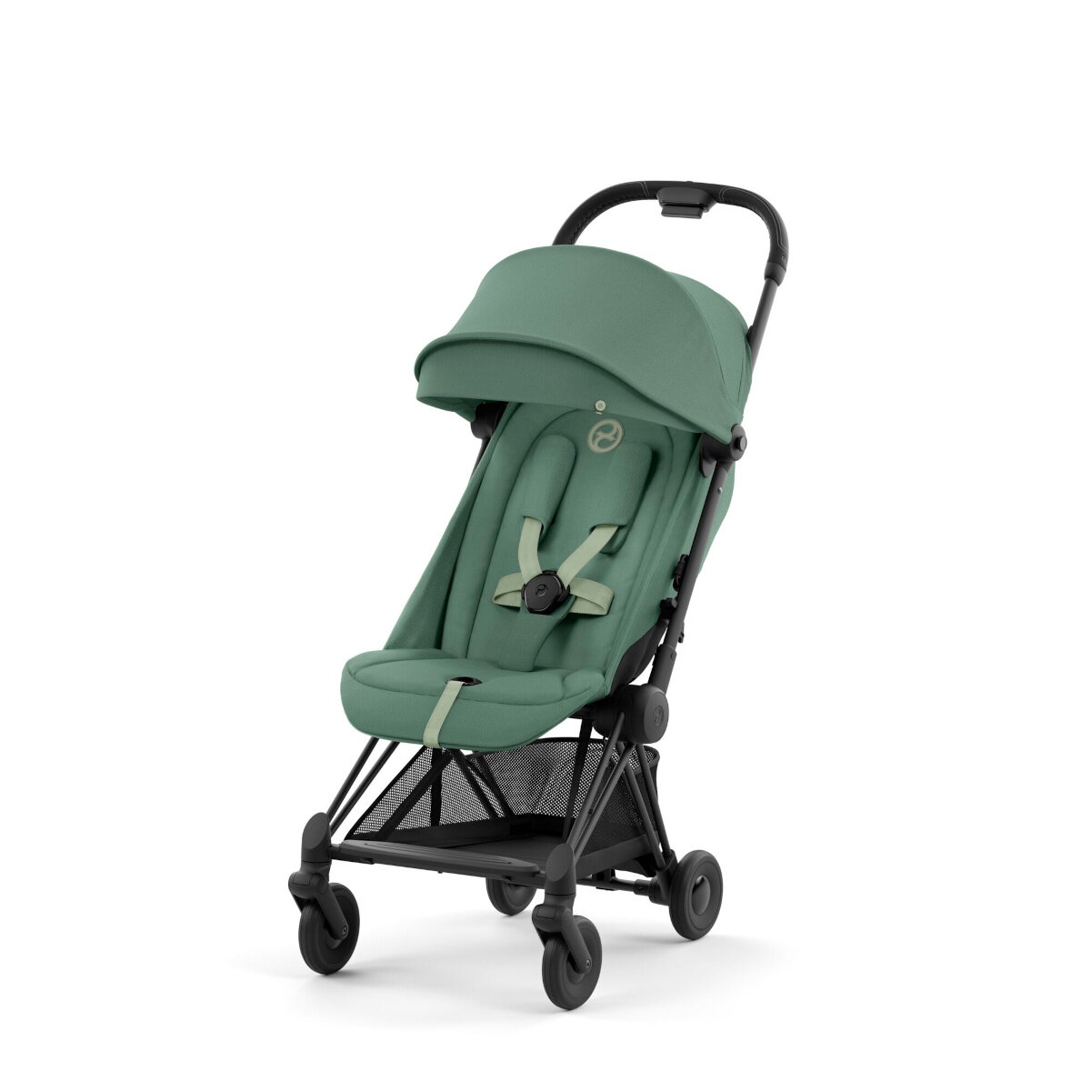 Cybex Reisebuggy Coya Matt Black Leaf Green