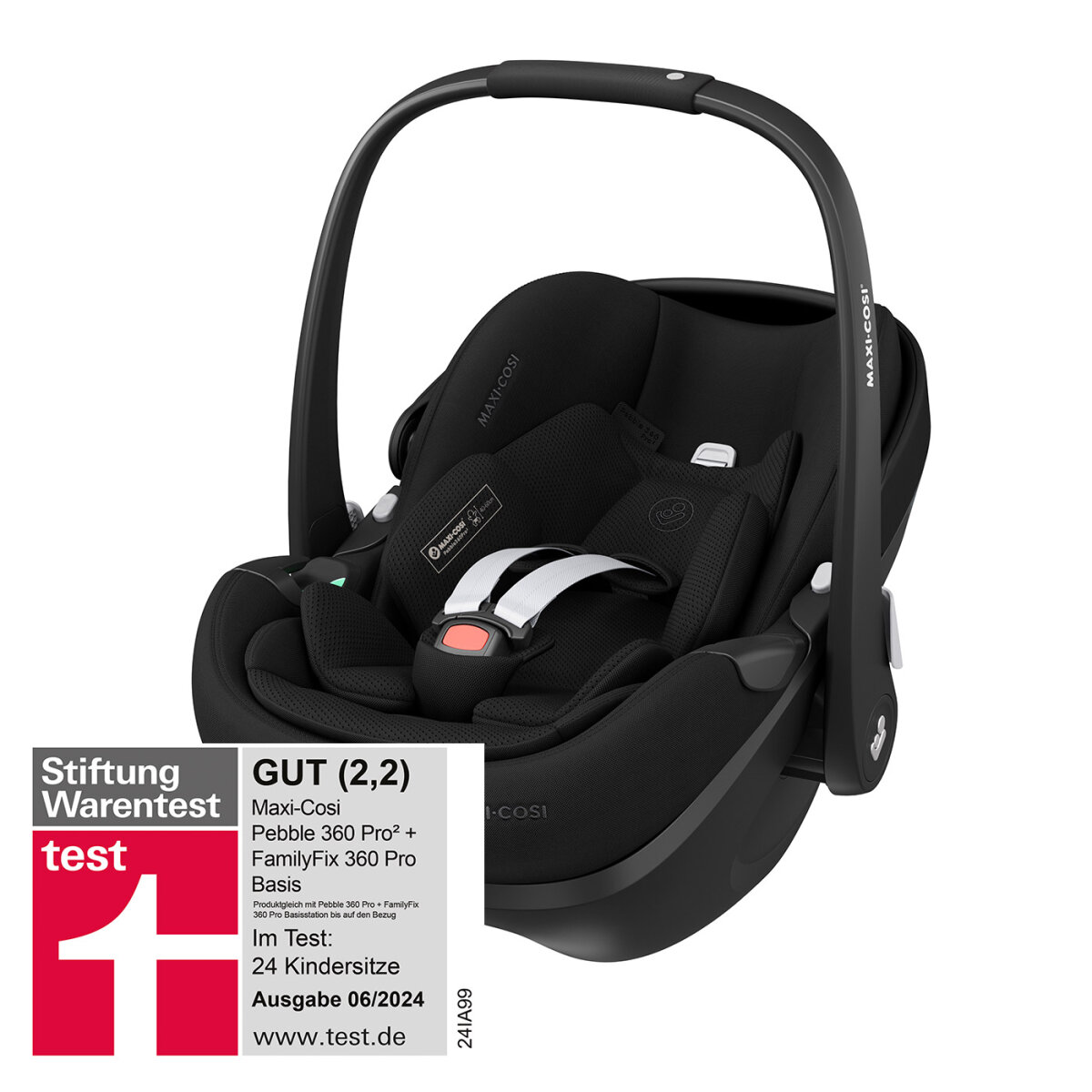 Maxi Cosi Babyschale Pebble 360 Pro² Twillic Black
