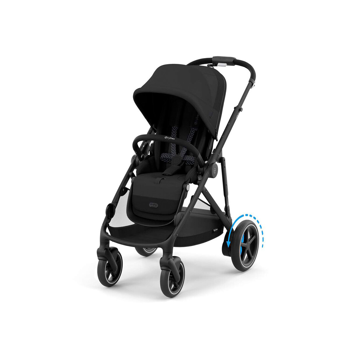 Cybex Gold Buggy e-Gazelle S Moon Black (Black Frame)