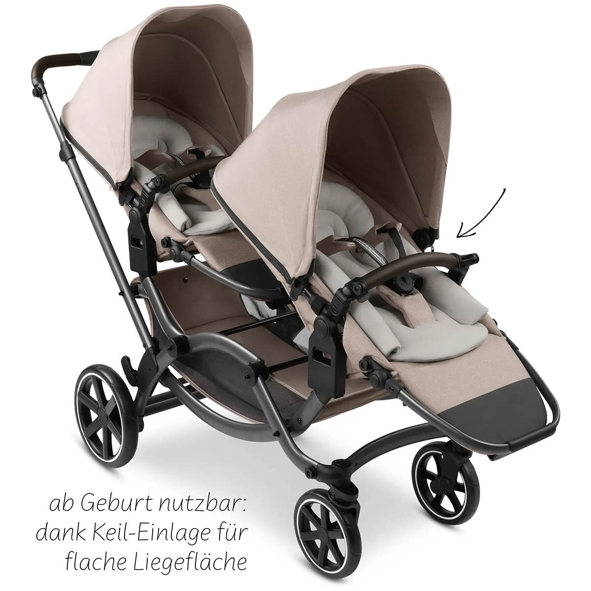 ABC Design Zoom 2 | Geschwisterwagen | Camel