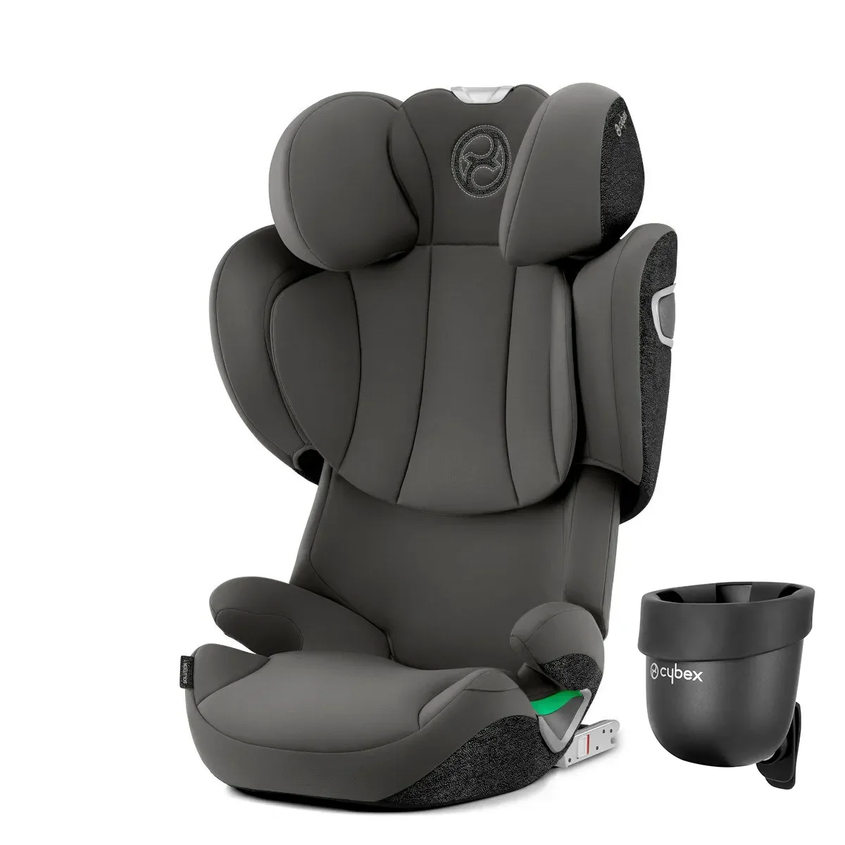 Cybex Kindersitz Solution T i-Fix - Gratis Getränkehalter Mirage Grey