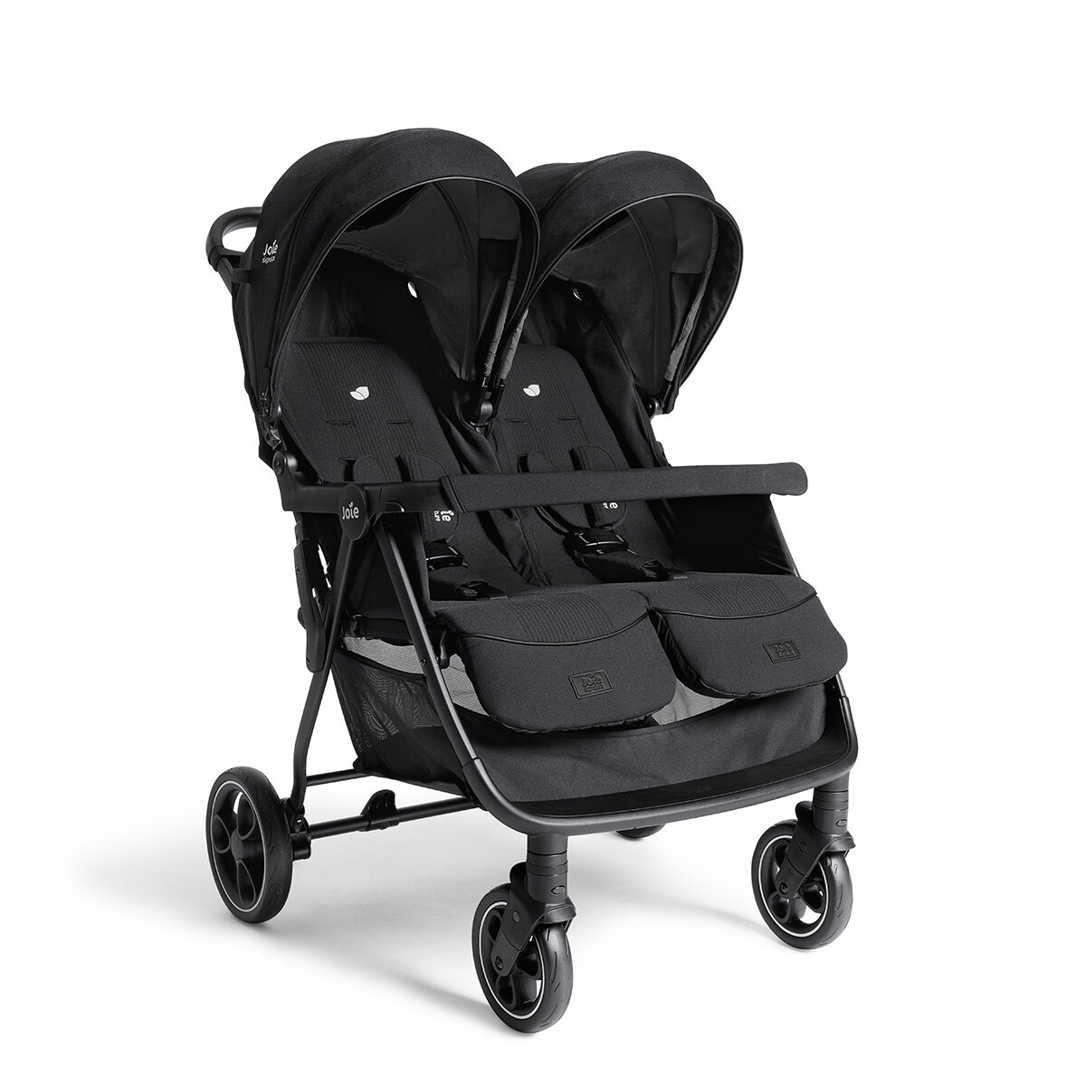Joie Signature Estrella Zwillingswagen inkl. Adapter, Regenverdeck, Transporttasche - Eclipse