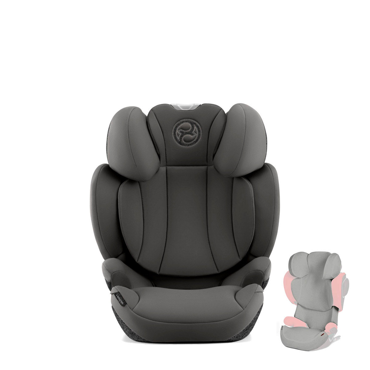 Cybex Solution T i-Fix Kindersitz Mirage Grey + Gratis Sommerbezug Solution